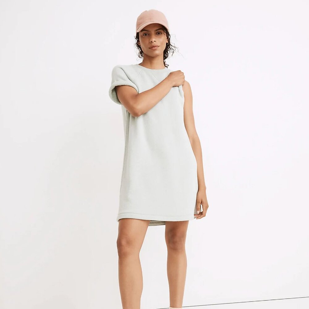 Madewell MWL - Airyterry Sweatshirt Tee Dress  - Medium